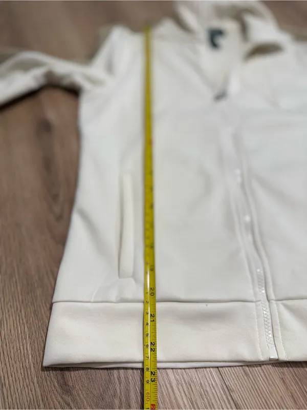 Lauren Active Ralph Lauren Cream Track Jacket Womens S Y2K Full Zip Mock Neck - Image 6
