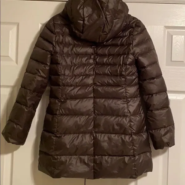 Andrew Marc Marc New York Dark Grey Hooded Puffer Jacket - Size M - Image 8