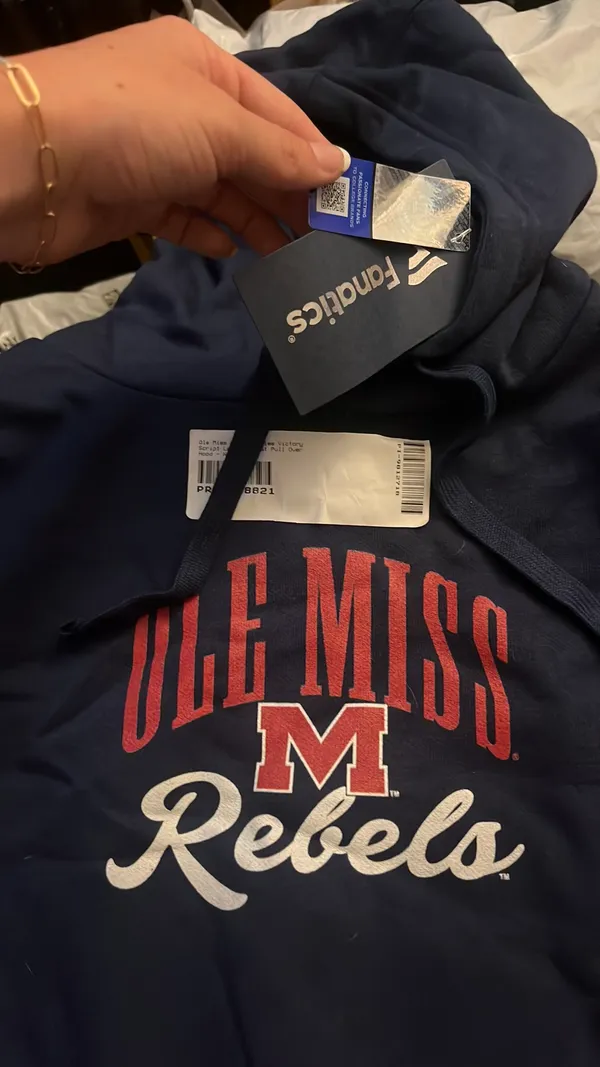 Ole Miss Hoodie Blue - Image 2