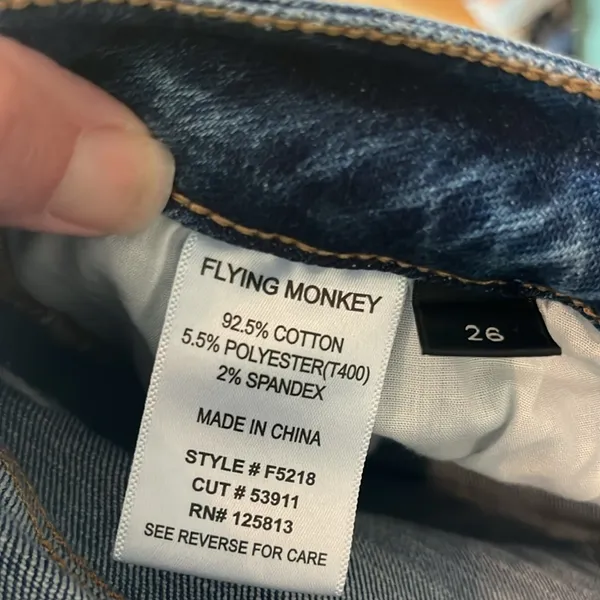 Flying Monkey Distressed Jeans Ankle New - Image 13