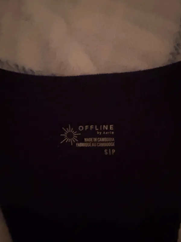 Black button up tank offline by aerie  - Image 3