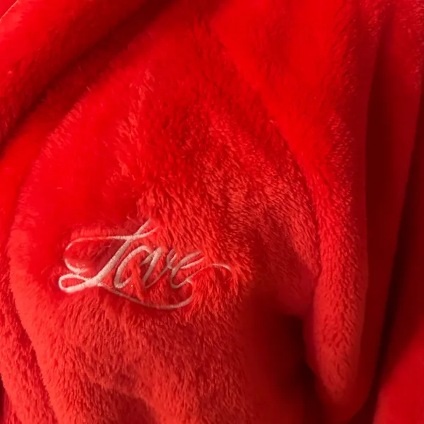 Victoria's Secret red Plush Robe - Image 2