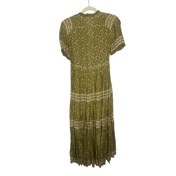 NWOT Free People Rare Feelings Tiered Printed Maxi Dress Women's Sz. XS - Image 6