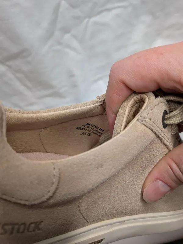 Birkenstock Women's 36 S Bend Lace up Suede Sneakers - Image 8