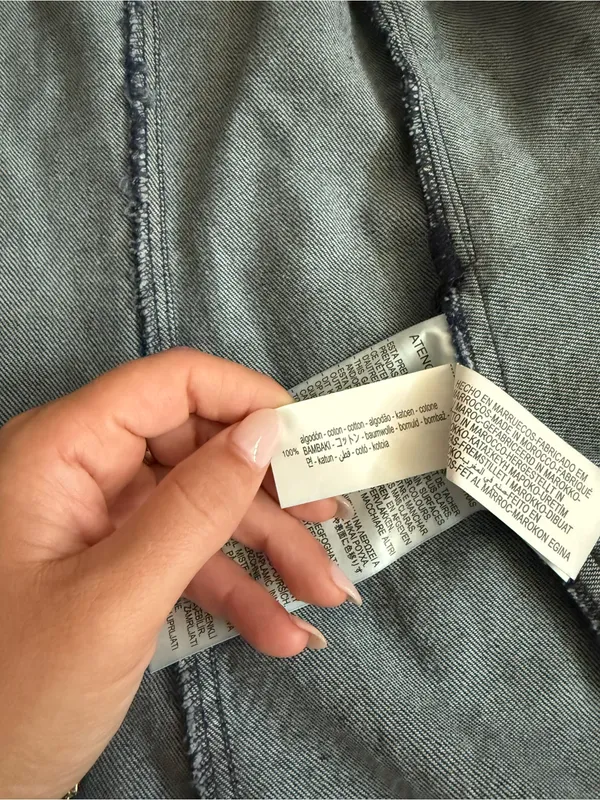 NWT Zara Indigo Denim Longline Dress - Image 5