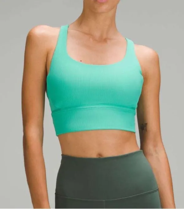 Lululemon Energy Ribbed Longline Bra Medium Support, B–D Cups - Image 6