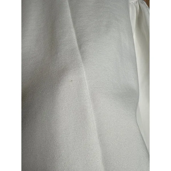 NWOT Lulus Roetta White Sleeveless Pleated Mini Dress Party Cocktail Classy Sz M - Image 7