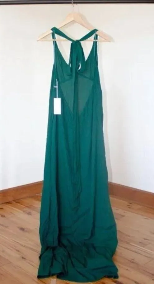 1HR SALE ⚡Reformation Evalina Dress (Emerald) - Image 4