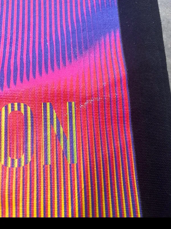Ray-Ban "You're On" Black Canvas Tote Bag - Image 3
