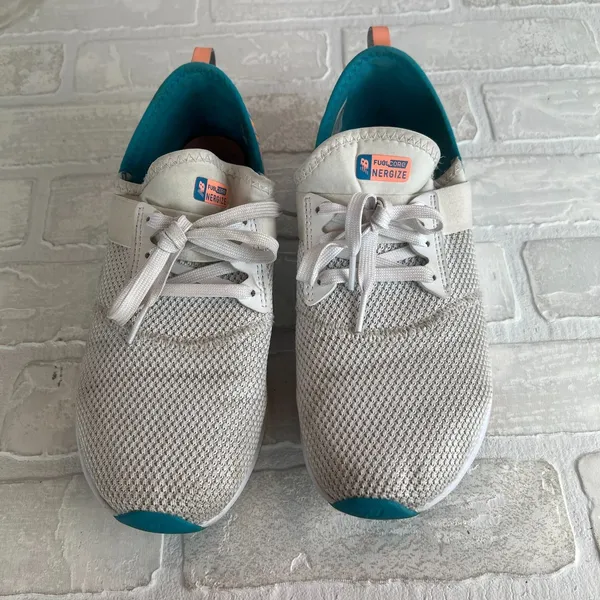New Balance Sneakers Shoes Womens 7.5 Wide D White FuelCore Nergize Slip On Mesh - Image 8