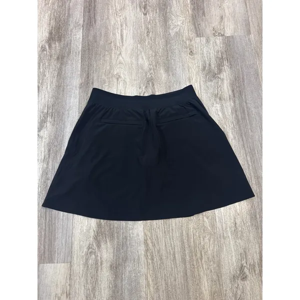 Athleta Ace Skort Black Athletic Golf Tennis Skirt with Pockets Size 8 - Image 3