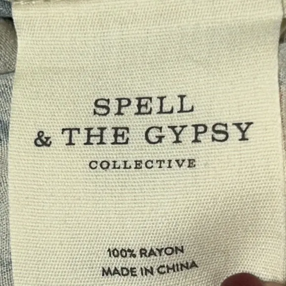 Spell & the Gypsy Collective Amethyst Palazzo Pants in Nightfall Size M NWT‎ - Image 12
