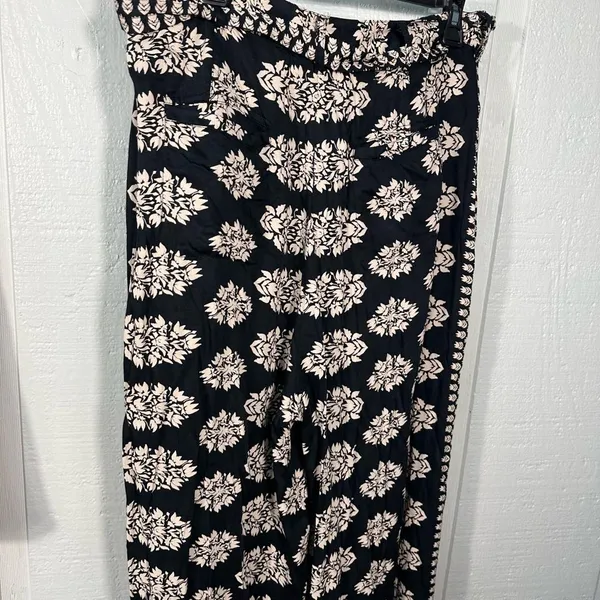 Omika Sinatra Pant Black and Tan Oversized Wide Legged Ankle Pants Size XL EU - Image 9