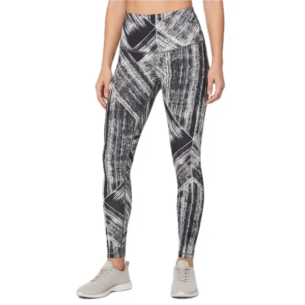 Lululemon Wunder Under Heat Wave White Black Mid Rise Athletic Leggings size S - Image 2
