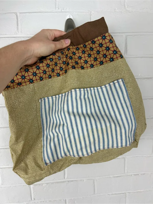 Handmade Vintage Boho Print Cloth Bag - Image 7
