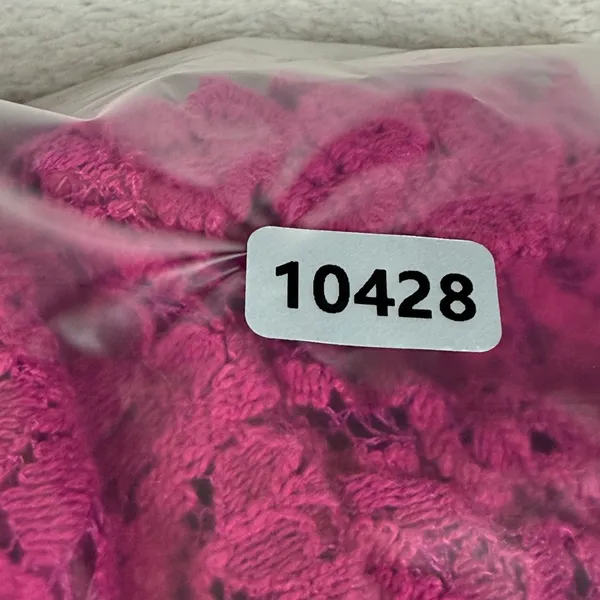 Free People Magenta Pink Lace Ruffle Bell Sleeve Mini Dress OB736065 Small - Image 9