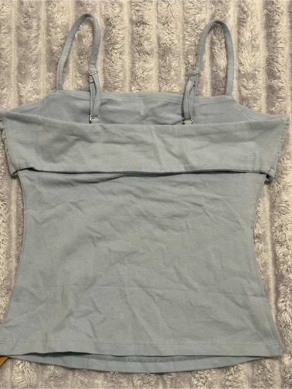 Easy Gala Light Blue Cami Top — Size XS — NWT - Image 4