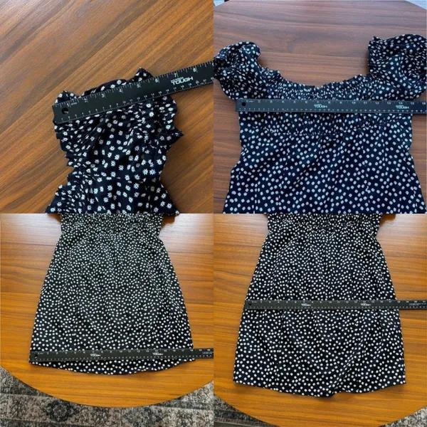 Princess Polly Summer Mini Dress Floral Sundress Ruffle Sweetheart Bustier US 6 - Image 7