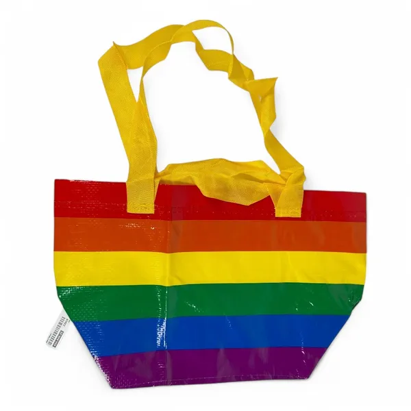 IKEA Rainbow Reusable Bag Storstomma Small Shopping Tote LGBTQIA+ Pride - Image 3