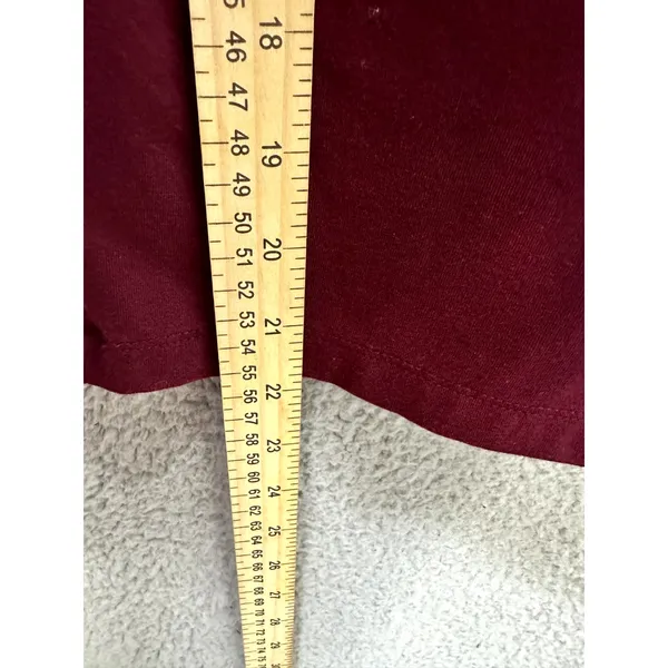 Old Navy Jumpsuit 1X Plus Burgundy Embroidered‎ Sleeveless Wide Leg Boho Chic - Image 5