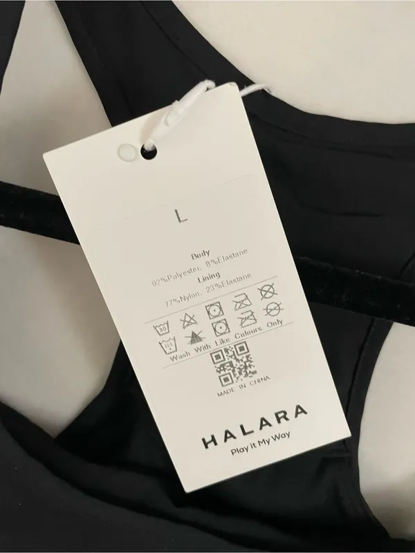 Halara NWT Black Racerback High-Low lightweight Dress Size L - Image 6