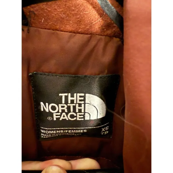 The North Face Arctic II Maroon Red Waterproof Goose Down Parka Jacket - Image 5