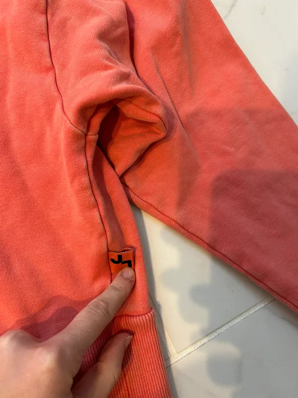 JoyLab Cropped Orange/Pink Hoodie - Image 4