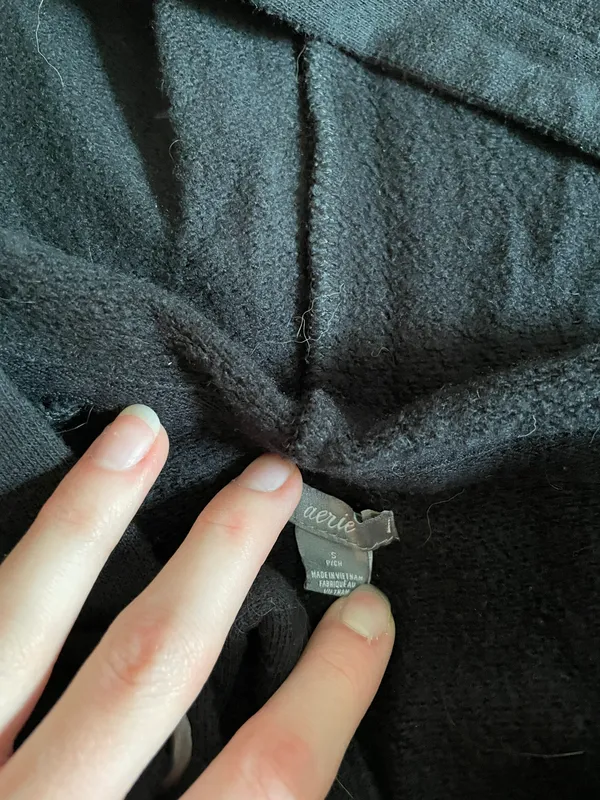 Aerie Lace Up Hoodie - Image 3