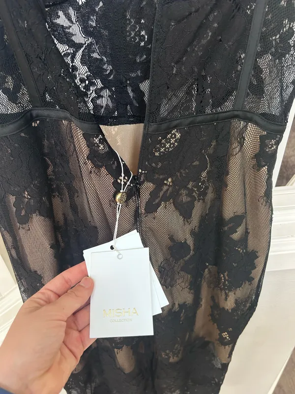 Misha Collection MISA Los Angeles Lace Dress - Image 3