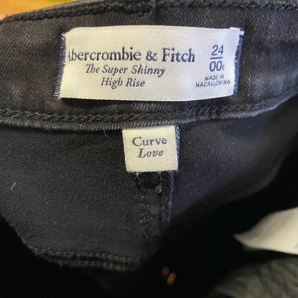 Abercrombie & Fitch Curve Love Skinny High Rise Coastal Cowgirl Western … - Image 7
