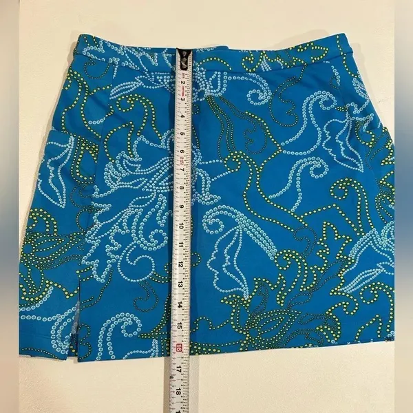 Callaway Golf Skort Blue Paisley Size 8 Athletic Tennis Skirt - Image 5