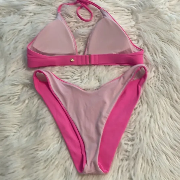 Victoria's Secret Swim color pink size M excellent condition see all photos - Image 11