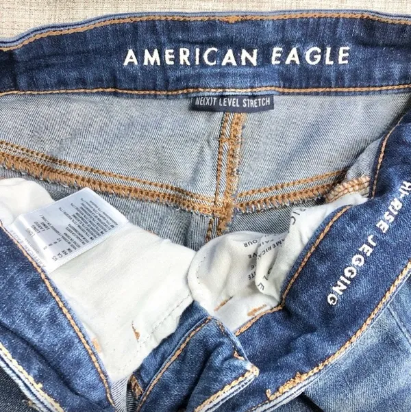 ✨ American Eagle Ne(x)t Level High-Waisted Distressed Jegging / Skinny Jeans ✨ - Image 7