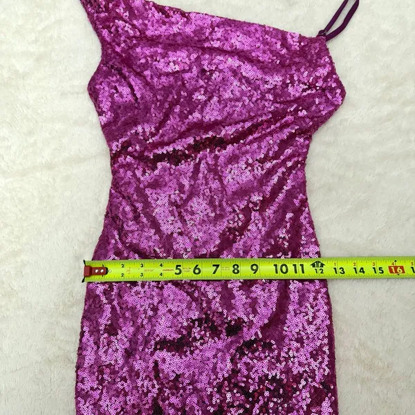 Hello Molly Citadel Skies Purple Sequin Mini Dress - Size 2 - Image 7