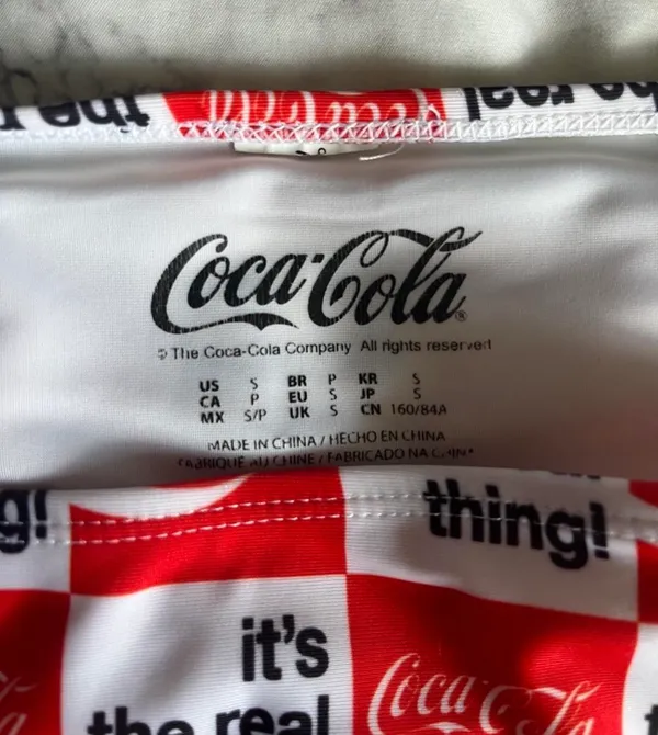 Coca-Cola Checkered Bikini Bottoms  - Image 2