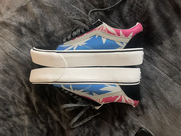 Vans Shimmer Blue And Pink - Image 8