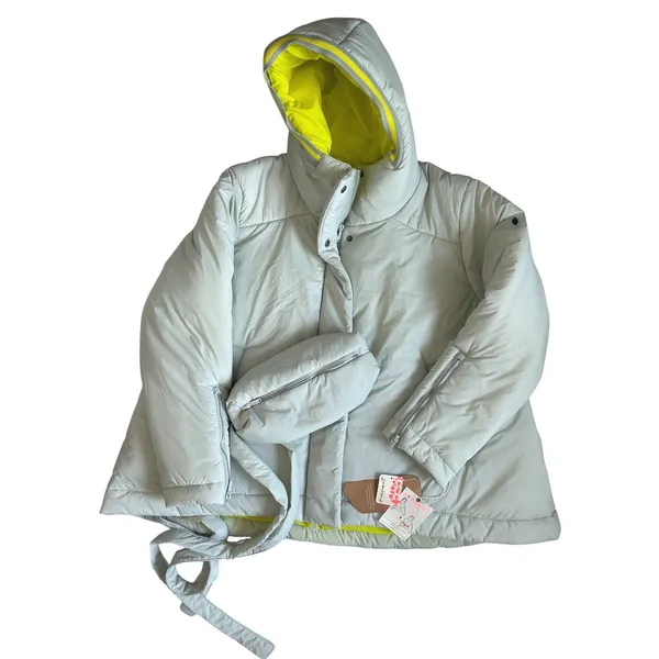 FP Movement Care Fanny Pack Puffer Jacket Blue Metal Combo M NWT - Image 5
