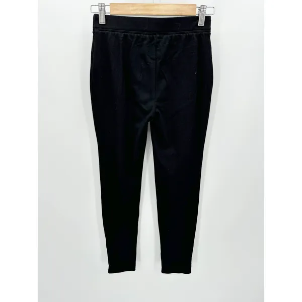 Talbots Pants Women PETITE Black‎ Ankle Zip Skinny Leg Rayon Blend Stretch - Image 2