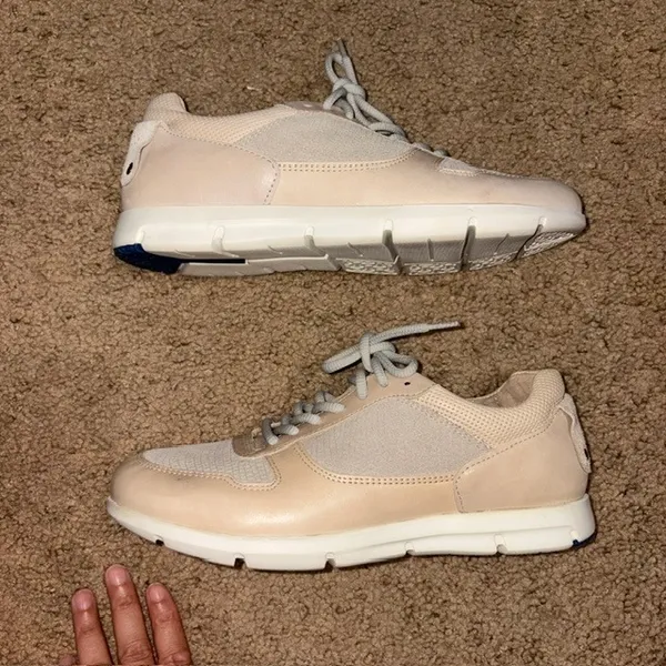 Birkenstock Cincinnati Leather Suede Lace Up Tie Sneaker Taupe 38 / 7 - 7.5 - Image 4