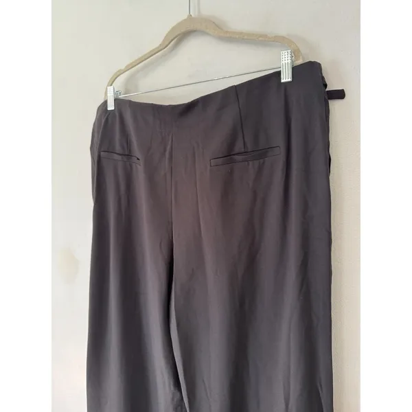 NWT OGL 4 Way Stretch Drapey High Rise Wide Leg Ankle Pants Black Size 2XL - Image 6