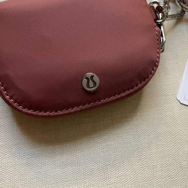 Lululemon Dual Pouch Wristlet - Ancient Copper/Glaze Pink - Image 2