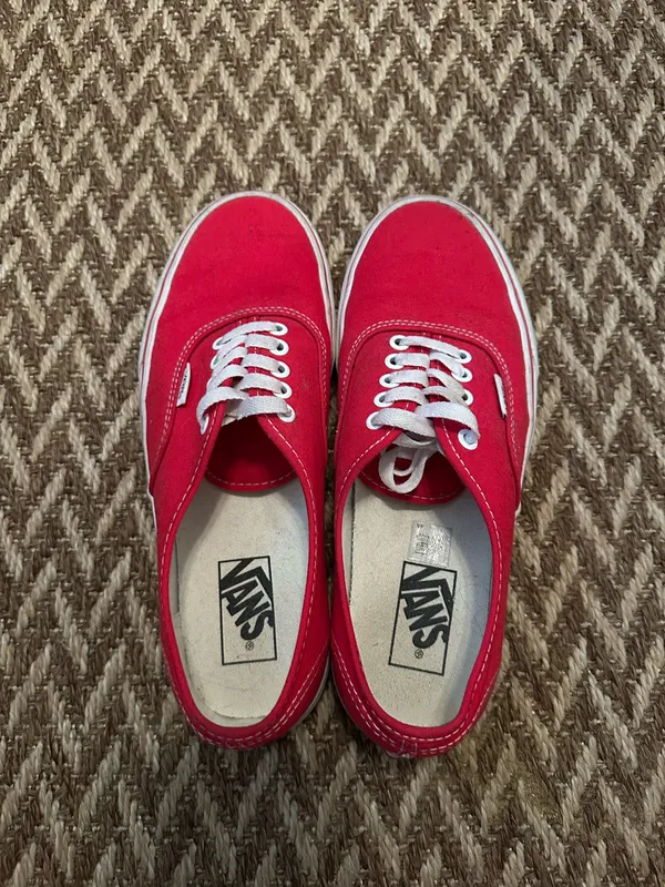 Vans Red Authentic Shoes - Image 6