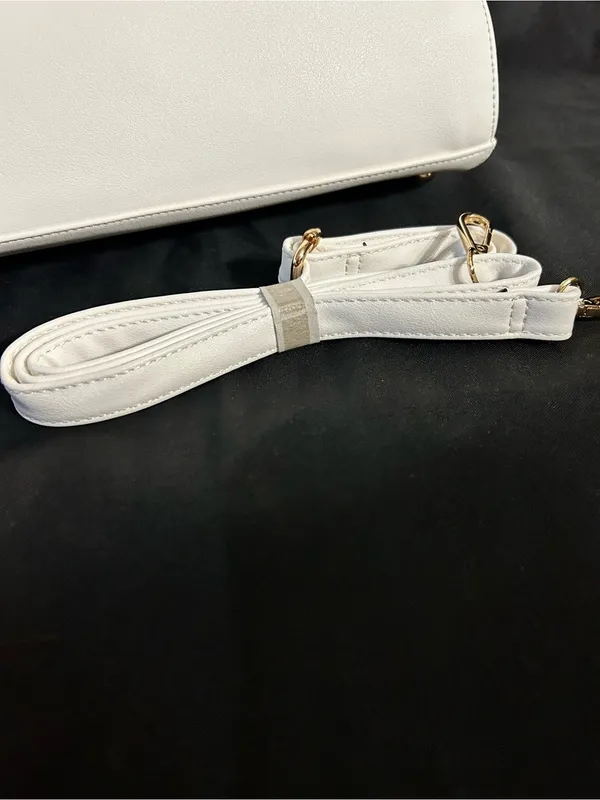 Unbranded White Top-Handle Lego Design Love Accent Satchel Shoulder Bag NWT - Image 11