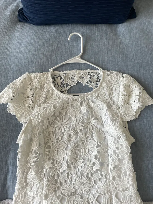 Lulus White  White Lace Dress - Image 5