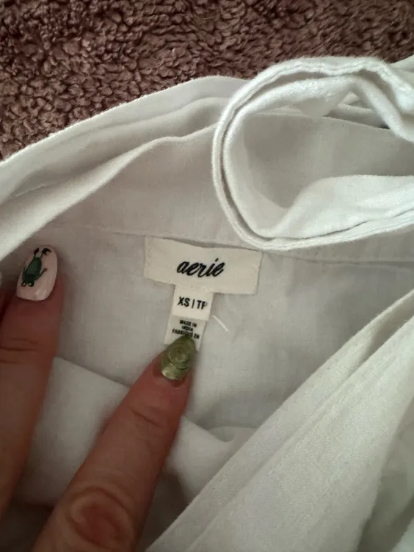 Aerie Wrap Linen Skirt - Image 3