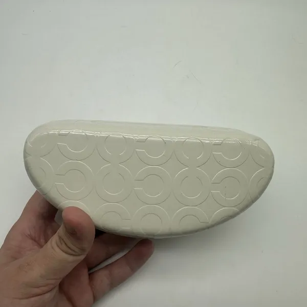 Coach Original White Logo Hard Sunglass Case Holder Sunglasses Microfiber Cloth - Image 9