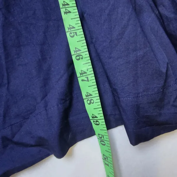 J. Crew NWT Pintuck Mixy Dress Navy Blue Square Neck Midi Pleated Waist Size M - Image 10