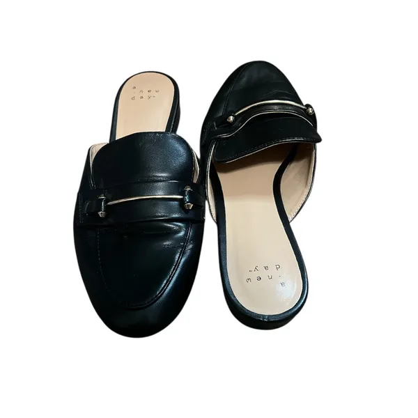 A New Day Black Women's Mules with Buckle - Image 3