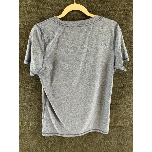 Texas Rangers Top Shirt Campus Lifestyle Polyester Spandex Blue V Neck MLB Tee - Image 10