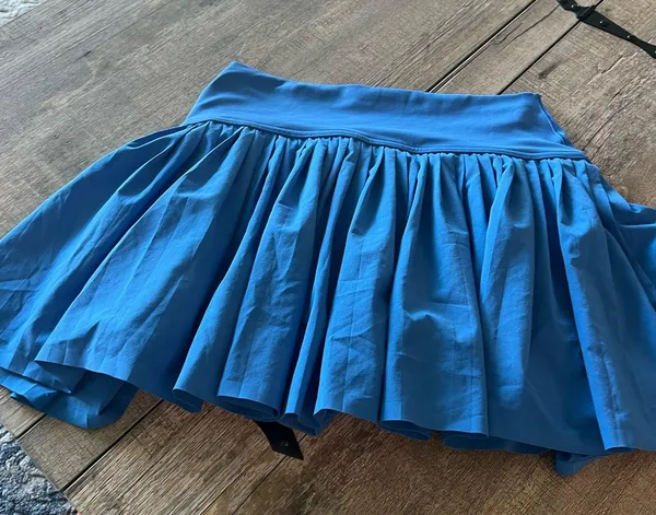 Aerie Blue Pleated Skirt - Image 8